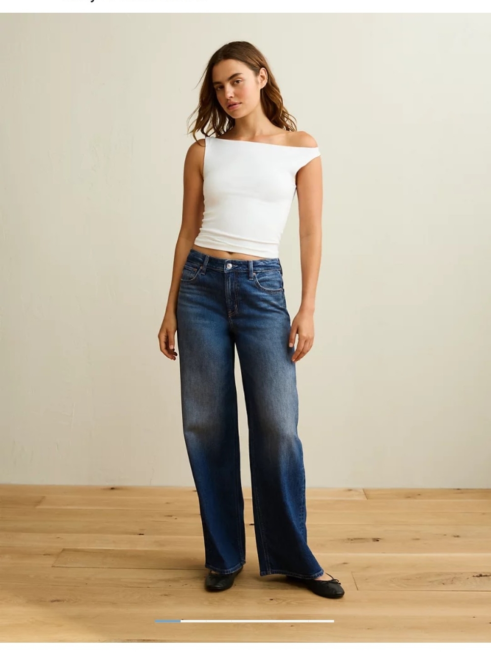 American Eagle Super High Rise Baggy Wide-Leg Jeans
